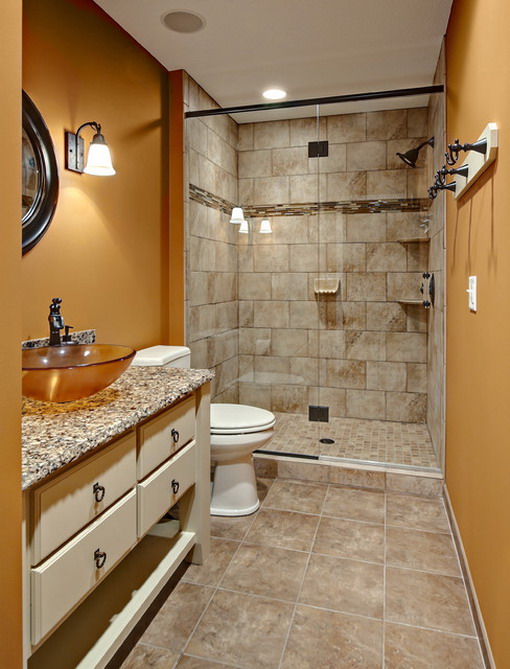 Inspirations for Decorating Small Bathrooms on Small Budget 3